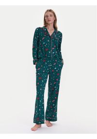 Kate Spade Piżama KSI82765F Zielony Relaxed Fit. Kolor: zielony. Materiał: syntetyk