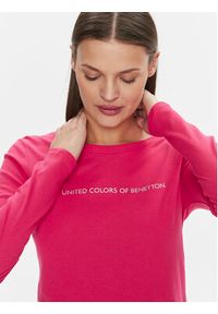 United Colors of Benetton - United Colors Of Benetton Bluzka 3GA2E16G0 Różowy Regular Fit. Kolor: różowy. Materiał: bawełna #2
