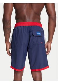 Pepe Jeans Szorty kąpielowe Red Bull Racing Block Surfer RMB10004 Granatowy Regular Fit. Kolor: niebieski. Materiał: syntetyk #4