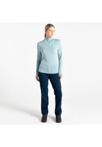 DARE 2B - Bluza turystyczna damska Mountain Series Overhead. Kolor: niebieski. Materiał: polar, tkanina, elastan, prążkowany, poliester