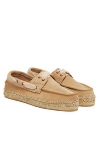 Manebi Espadryle K 1.1 KW Beżowy. Kolor: beżowy. Materiał: skóra, zamsz #4