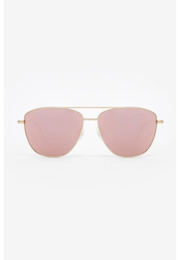 Hawkers - Okulary GOLD ROSE GOLD LAX. Kolor: różowy