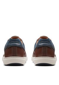 Clarks Sneakersy Mapstone Lace 26176886 Brązowy. Kolor: brązowy. Materiał: skóra #5