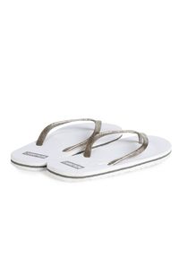 Champion Japonki "Siesta" | S10637 | Flip Flop Siesta | Kobieta | Biały. Kolor: biały. Materiał: syntetyk, materiał. Wzór: aplikacja, nadruk