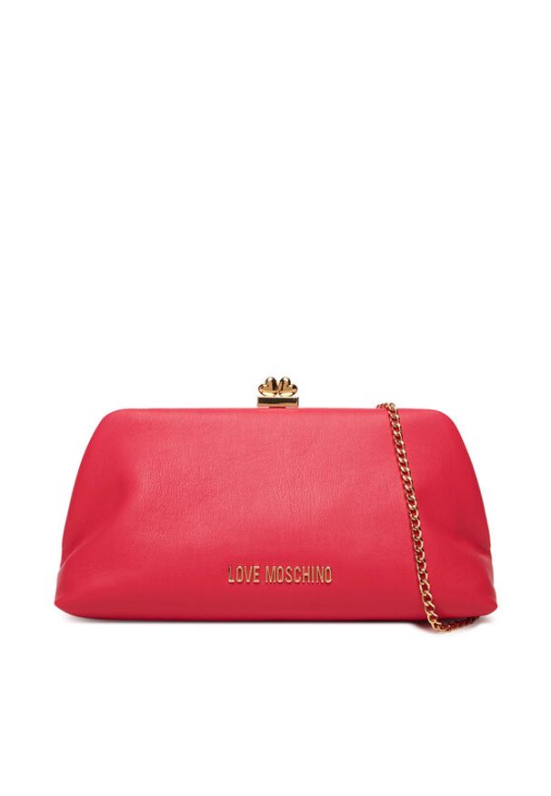 Love Moschino - LOVE MOSCHINO Torebka JC4287PP0MKP0615 Różowy. Kolor: różowy. Materiał: skórzane