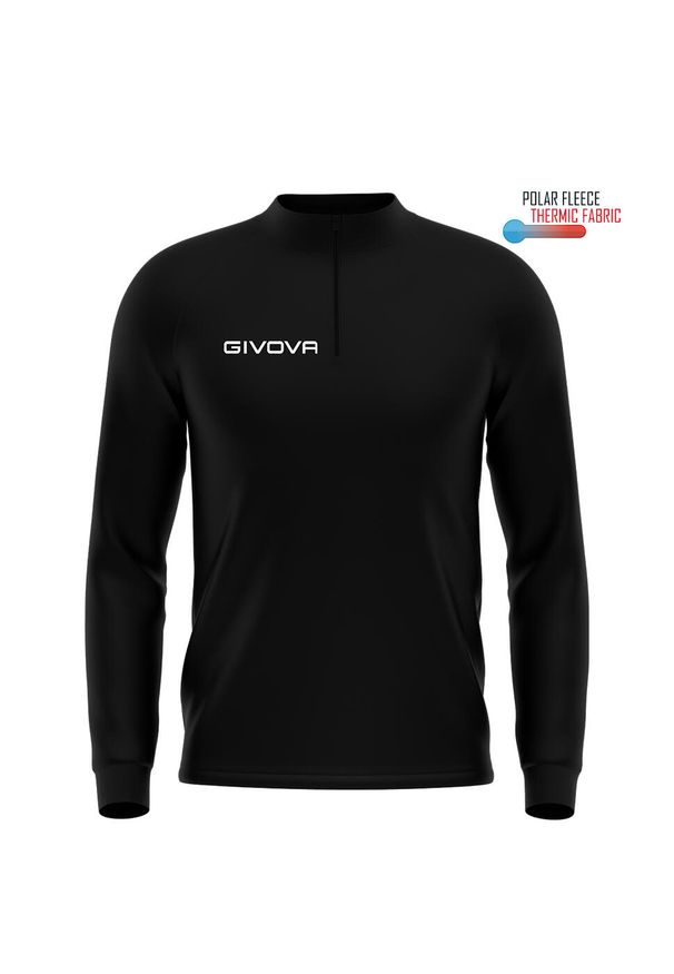 Bluza piłkarska dla dorosłych Givova Maglia Tecnica czarna. Kolor: czarny. Sport: piłka nożna