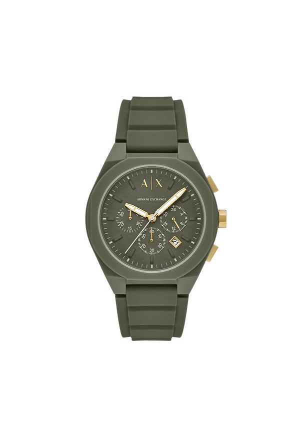 Zegarek Armani Exchange. Kolor: zielony