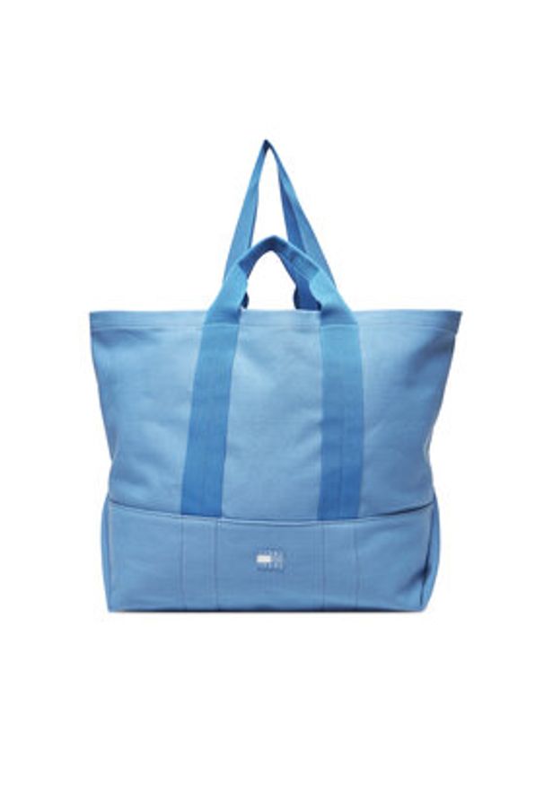 Tommy Jeans Torebka Tjw Tote Edition Canvas AW0AW17542 Niebieski. Kolor: niebieski