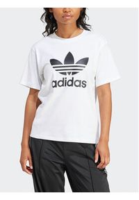 Adidas - adidas T-Shirt Trefoil IR9534 Biały Regular Fit. Kolor: biały. Materiał: bawełna