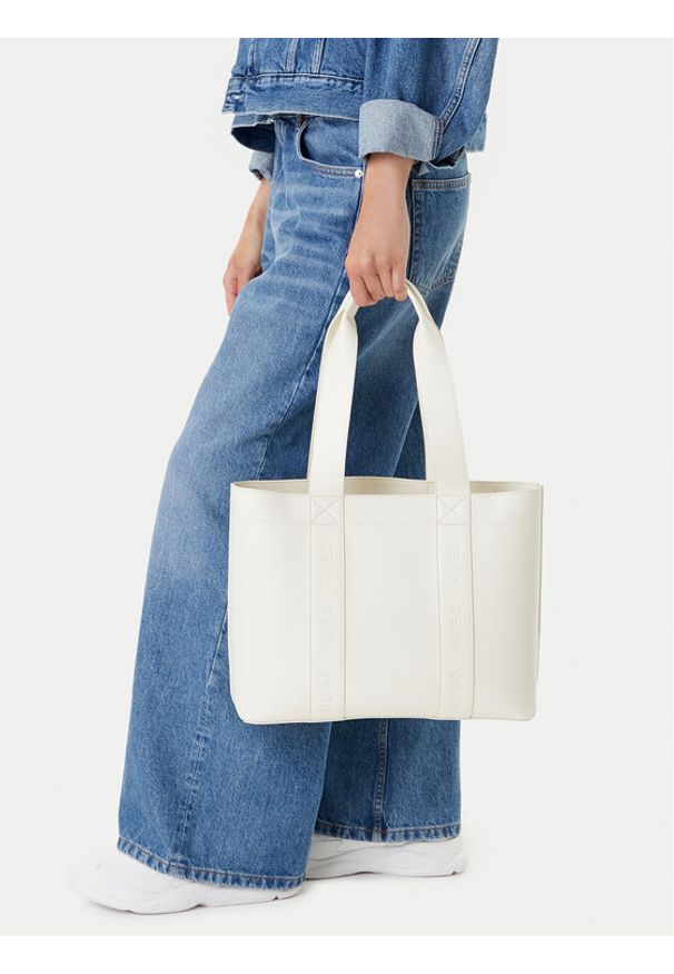 Hugo - HUGO Torebka 50547491 Biały. Kolor: biały. Materiał: skórzane