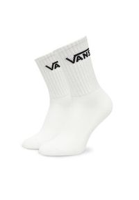 Vans Zestaw 3 par wysokich skarpet unisex VN000QBV Biały. Kolor: biały. Materiał: materiał, bawełna