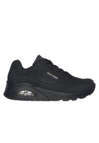 skechers - Buty do chodzenia damskie Skechers Uno Everywear. Zapięcie: sznurówki. Kolor: czarny. Materiał: materiał, syntetyk, tkanina. Szerokość cholewki: normalna. Sport: turystyka piesza