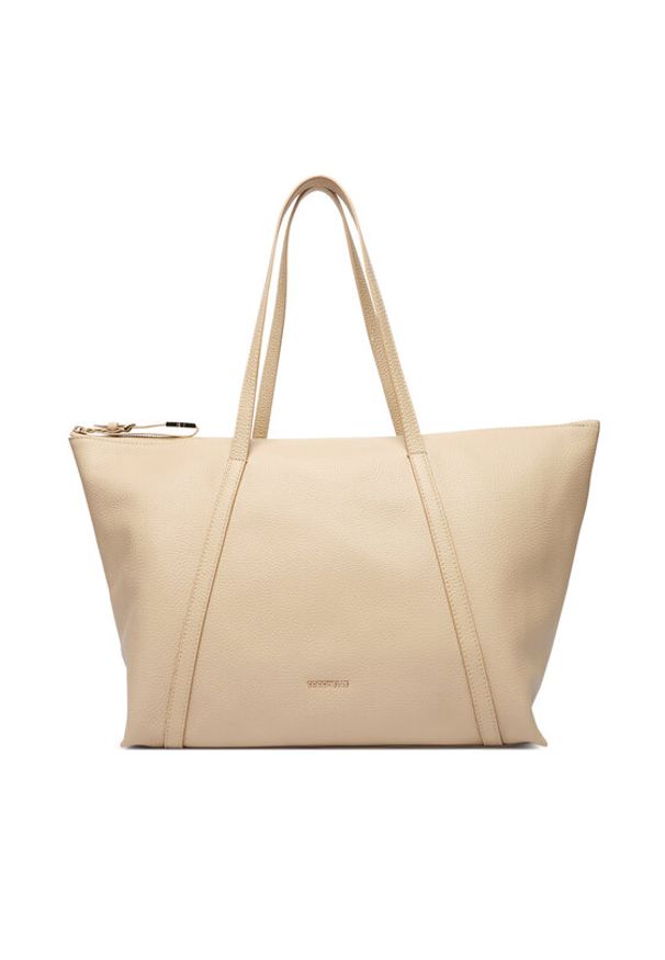 Coccinelle Torebka U45 Coccinelle Nory E1 U45 11 01 01 Beżowy. Kolor: beżowy. Materiał: skórzane