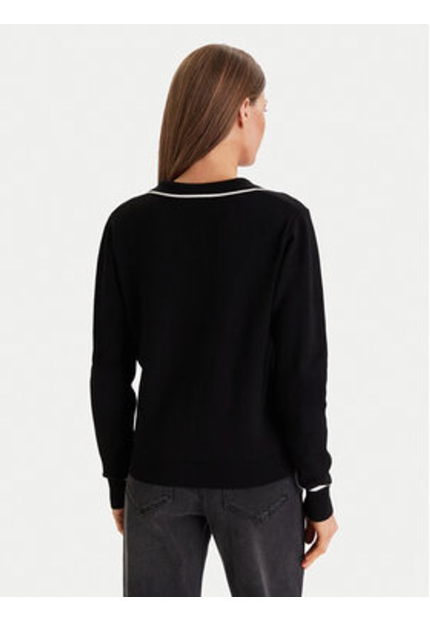 Morgan Sweter 252-MCOLO Czarny Regular Fit. Kolor: czarny. Materiał: syntetyk