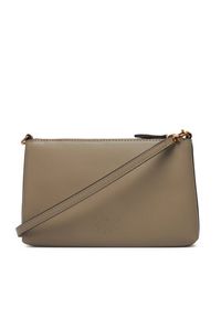 Pinko - PINKO Torebka Flat Horizontal Mini AI 25-26 104277 A0F1 Szary. Kolor: szary. Materiał: skórzane #5