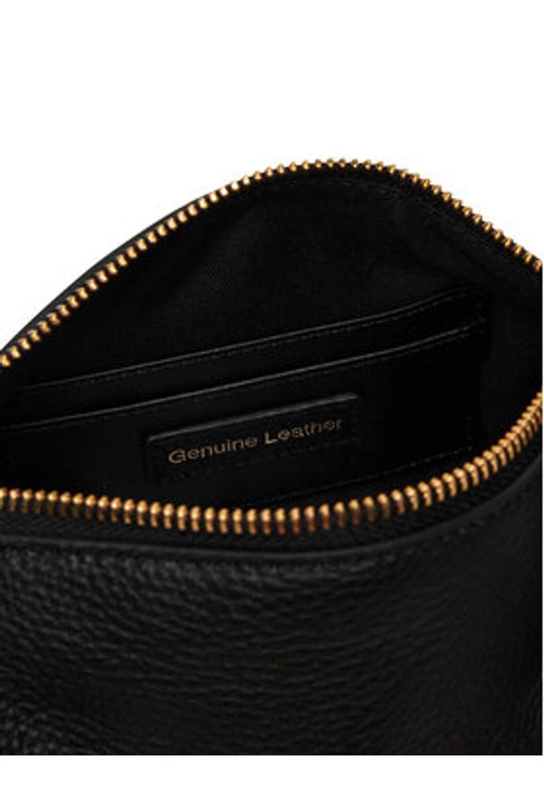 Love Moschino - LOVE MOSCHINO Torebka JC4309PP0MK1100A Czarny. Kolor: czarny. Materiał: skórzane