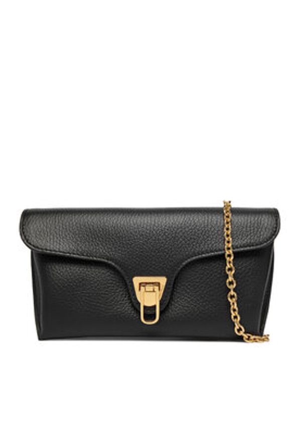 Coccinelle Torebka T8A Coccinelledouble Beat E1 T8A 18 02 01 Czarny. Kolor: czarny. Materiał: skórzane