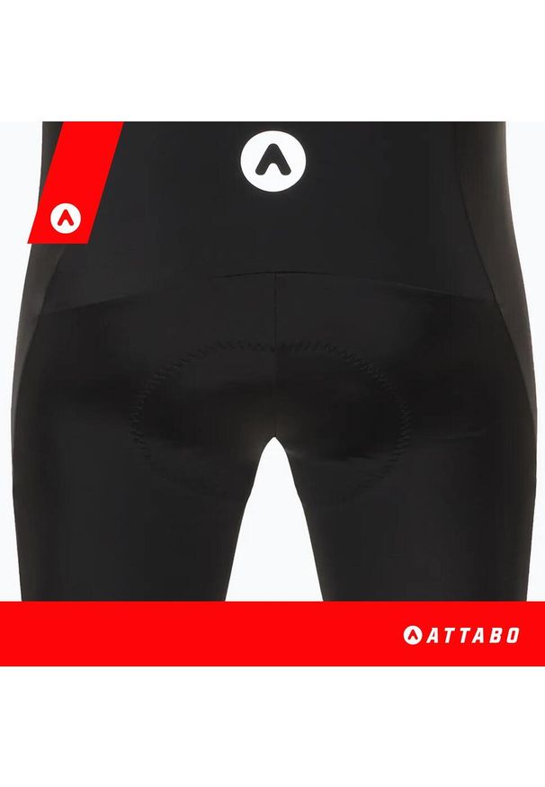 Spodenki rowerowe męskie ATTABO Kiro. Kolor: czarny. Sport: kolarstwo