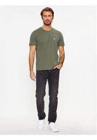 Lee T-Shirt 112341715 Zielony Regular Fit. Kolor: zielony. Materiał: bawełna