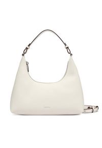 Calvin Klein Torebka Foil Logo Conv Shou?Lder Bag LV04F3272G Biały. Kolor: biały. Materiał: skórzane #3