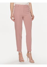 Maryley Spodnie materiałowe 24EB52Z/43BH Różowy Regular Fit. Kolor: różowy. Materiał: syntetyk #1