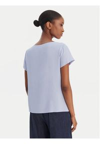 Marella Bluzka Cartone 2615111021 Błękitny Regular Fit. Kolor: niebieski. Materiał: acetat #2