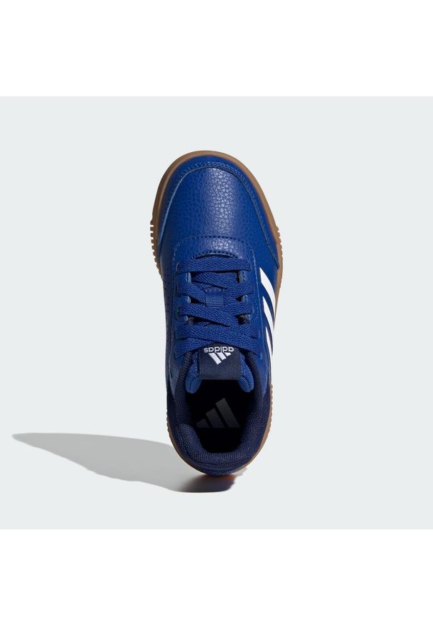 Adidas - Tensaur Sport Training Lace Shoes. Kolor: biały, wielokolorowy, niebieski. Materiał: materiał