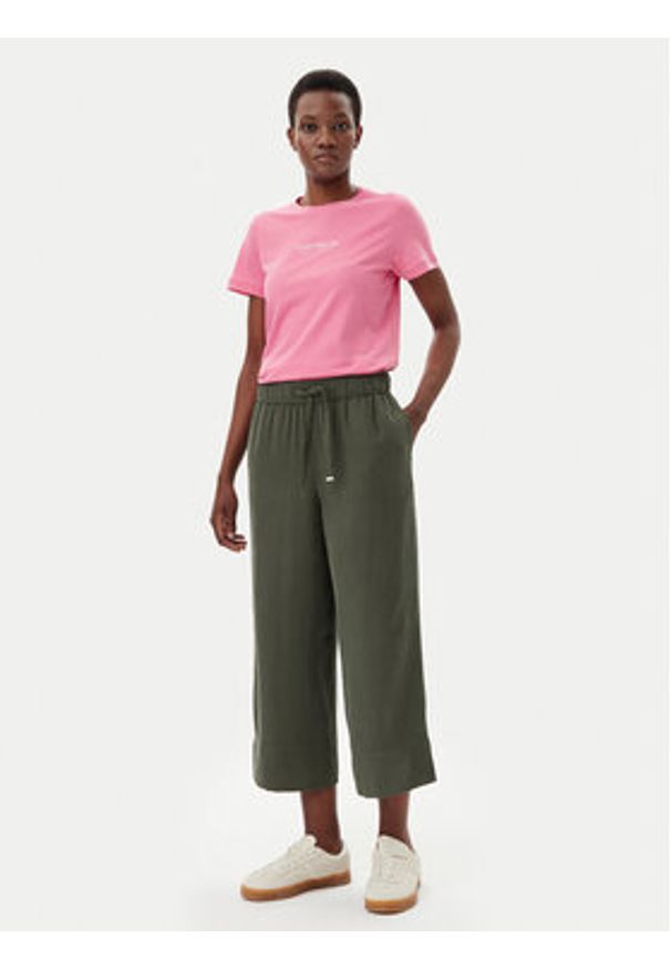 Tom Tailor T-Shirt 1045543 Różowy Regular Fit. Kolor: różowy. Materiał: bawełna