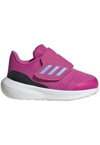 Adidas - Buty adidas Runfalcon 3.0 Sport Running Hook-and-Loop Jr HP5860 różowe. Okazja: na co dzień. Zapięcie: rzepy. Kolor: różowy. Materiał: materiał, syntetyk, guma. Szerokość cholewki: normalna. Model: Adidas Cloudfoam. Sport: bieganie #4
