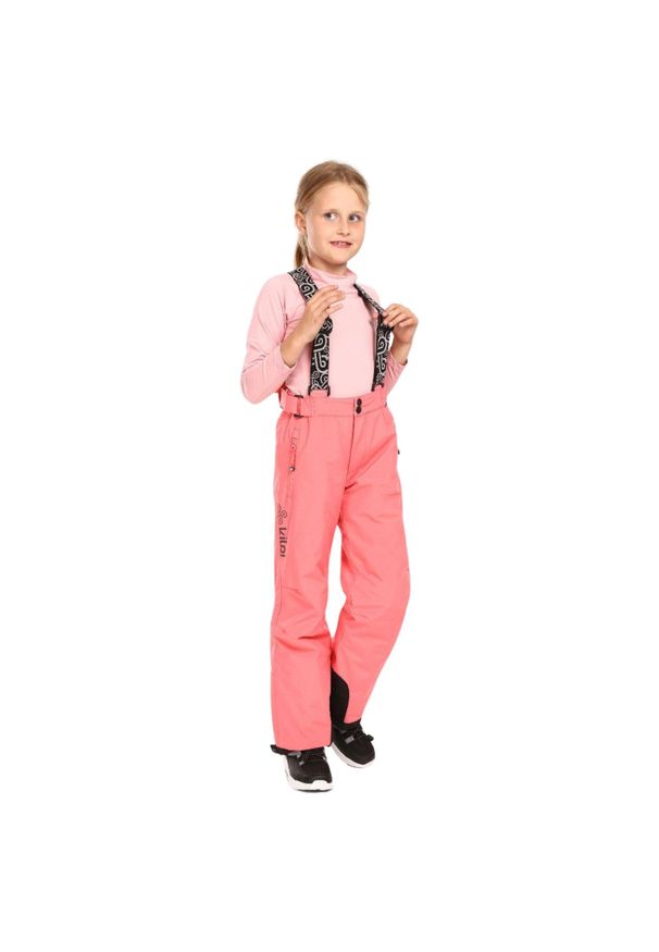 Dziecięce spodnie narciarskie Kilpi Gabone. Kolor: różowy. Materiał: tkanina. Sezon: zima. Sport: narciarstwo