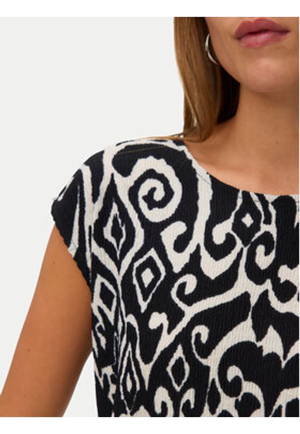 Vero Moda Bluzka Friga 10340830 Czarny Regular Fit. Kolor: czarny. Materiał: syntetyk