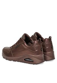 skechers - Skechers Sneakersy Uno - Galactic Gal 177104/CHOC Brązowy. Kolor: brązowy. Materiał: skóra #4