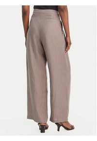 Eleh Spodnie materiałowe SS260028 Szary Oversize. Kolor: szary. Materiał: len #5