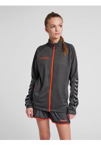 Kurtka damska Hummel Zip hmlAUTHENTIC Poly. Kolor: szary. Materiał: poliester. Sport: fitness