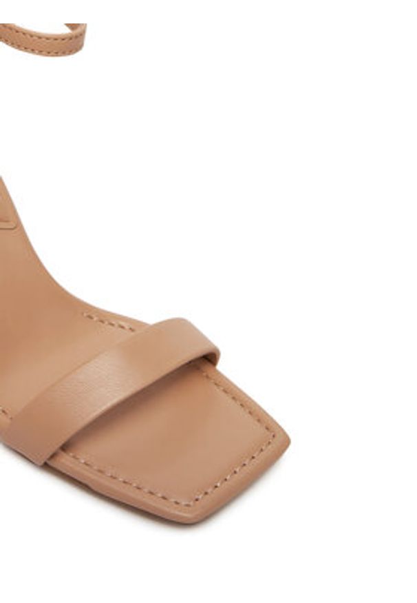 Aldo Sandały Rosali 13728095 Beżowy. Kolor: beżowy. Materiał: skóra