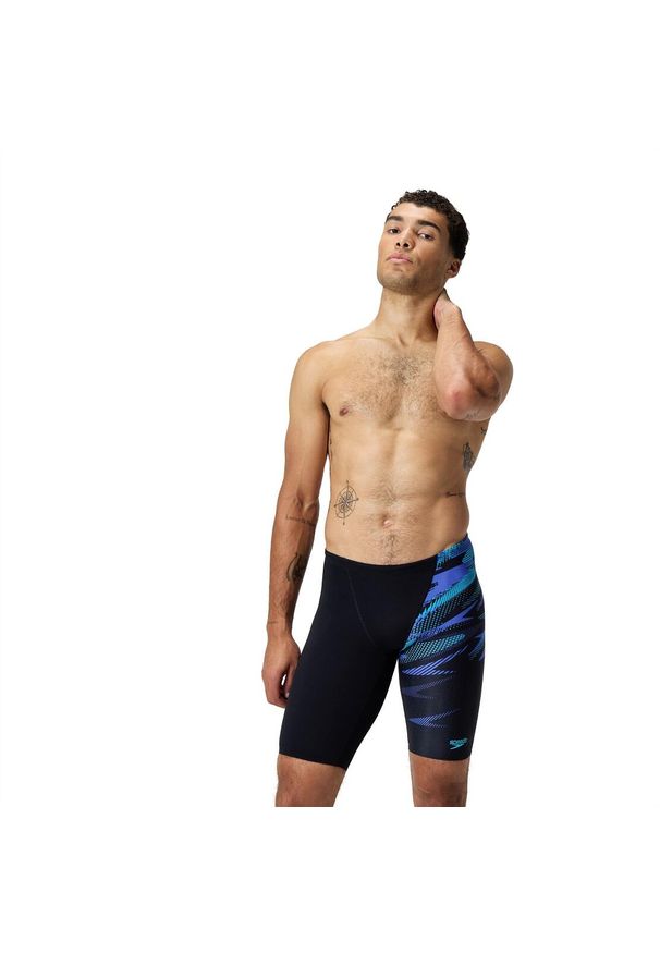 Kąpielówki męskie spodenki kąpielowe Speedo Hyperboom. Kolor: wielokolorowy, niebieski, czarny