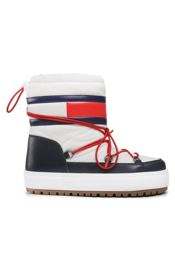 Tommy Jeans Śniegowce Snowboot Low EN0EN02162 Biały. Kolor: biały. Materiał: materiał