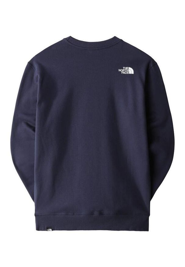 Bluza turystyczna męska The North Face M Simple Dome Crew. Kolor: niebieski. Styl: sportowy. Sport: turystyka piesza