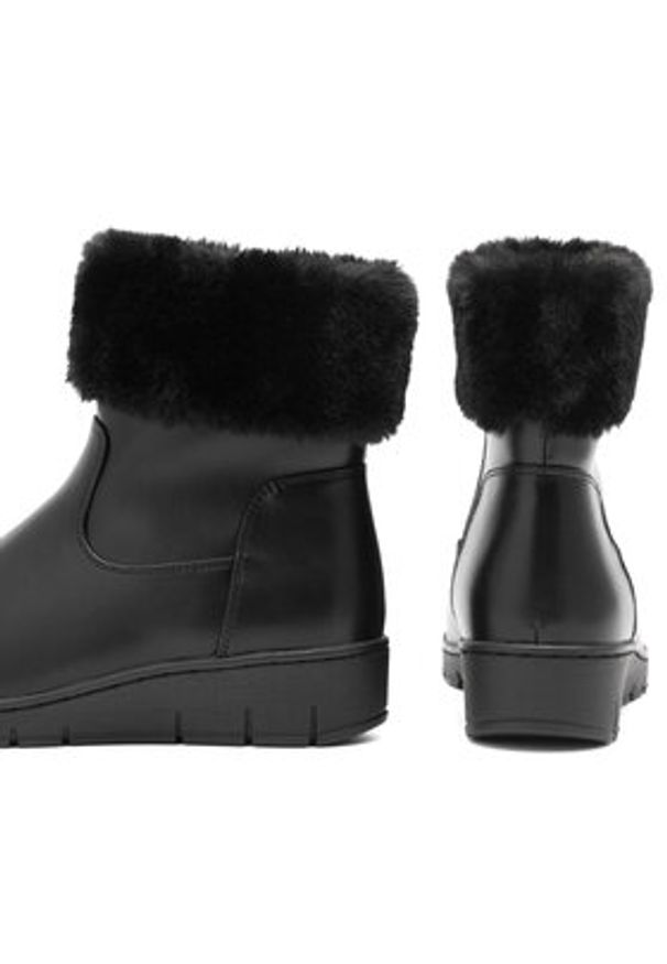 Clara Barson Botki EMMA WS6075-11 Czarny. Kolor: czarny. Materiał: materiał