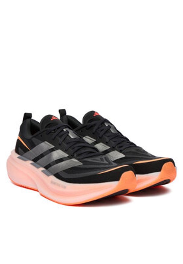 Adidas - adidas Buty do biegania Supernova Glide M KJ8760 Czarny. Kolor: czarny. Materiał: materiał