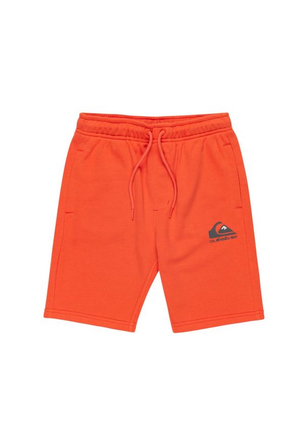 Quiksilver - Spodenki z elastyczną talią EASY DAY. Kolor: pomarańczowy. Materiał: materiał, poliester, bawełna. Długość: krótkie. Sezon: lato