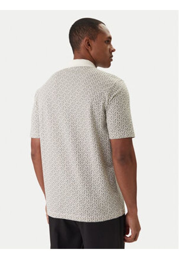 Armani Exchange Polo XM000736 AF10819 F1165 Écru Regular Fit. Typ kołnierza: polo. Kolor: kremowy. Materiał: bawełna