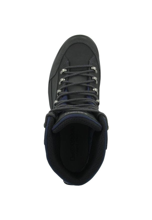 Buty trekkingowe męskie Lowa Renegade Gtx Mid. Wysokość cholewki: za kostkę. Zapięcie: sznurówki. Kolor: szary. Materiał: materiał, syntetyk. Szerokość cholewki: normalna