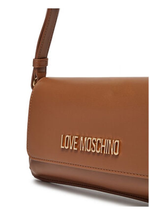 Love Moschino - LOVE MOSCHINO Torebka JC4058PP1MLO0201 Brązowy. Kolor: brązowy. Materiał: skórzane