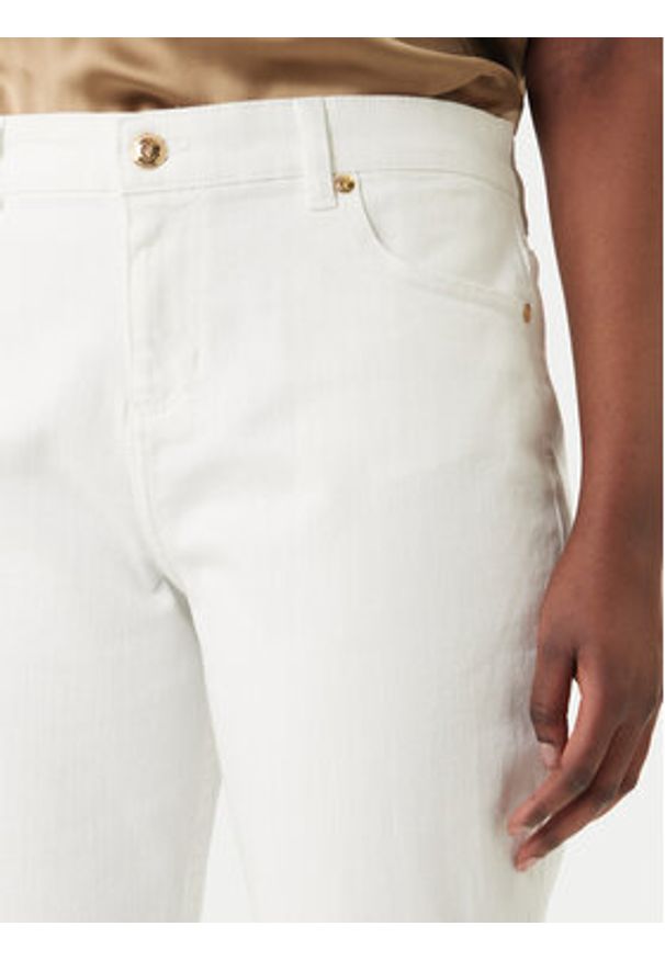 Just Cavalli Jeansy 80PAB5F3 CEWCA Biały Flare Fit. Kolor: biały
