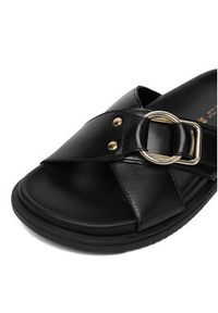 Beverly Hills Polo Club Klapki EO-WI16-SERDINIA-05 Czarny. Kolor: czarny. Materiał: skóra #8