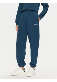 Guess Spodnie dresowe V4BB13 K7UW2 Niebieski Regular Fit. Kolor: niebieski. Materiał: wiskoza #1