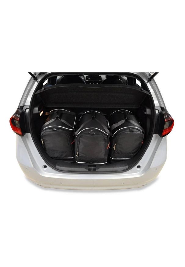 KJUST - Torby Do Bagażnika Honda Jazz Hev 2020+ 3Szt Kjust. Kolor: czarny. Styl: sportowy