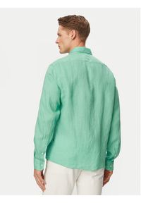 BOSS Koszula H-Liam 50556077 Zielony jasny Regular Fit. Kolor: zielony. Materiał: len #5