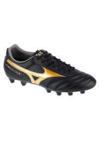 Buty piłkarskie Mizuno Morelia Ii Club, Dla obu płci. Kolor: czarny, żółty, wielokolorowy. Materiał: materiał, syntetyk. Szerokość cholewki: normalna. Sport: piłka nożna